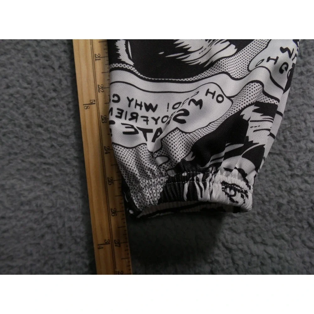 Trasher Magazine Pants Youth XXL 21x26‎ White Elastic Waist All Over Print